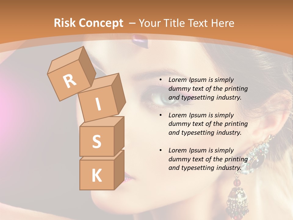 Violet Close Up Purple PowerPoint Template