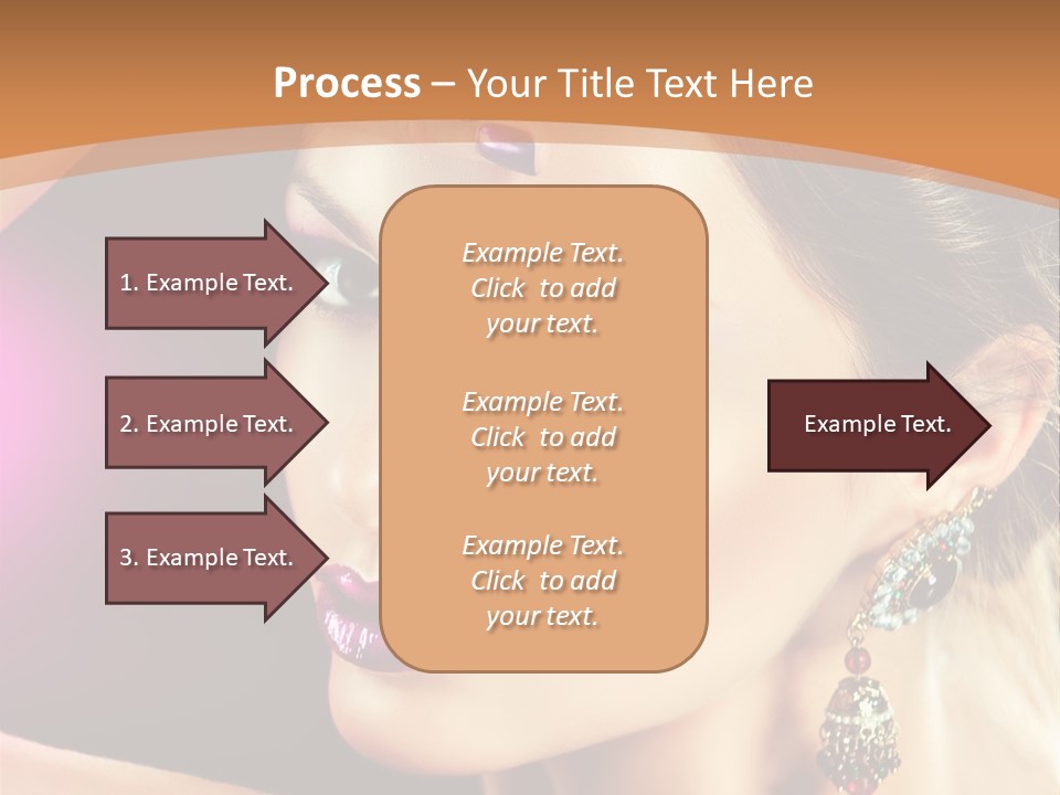 Violet Close Up Purple PowerPoint Template