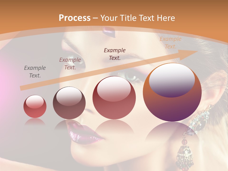 Violet Close Up Purple PowerPoint Template