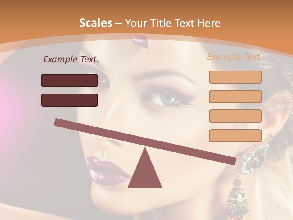 Violet Close Up Purple PowerPoint Template