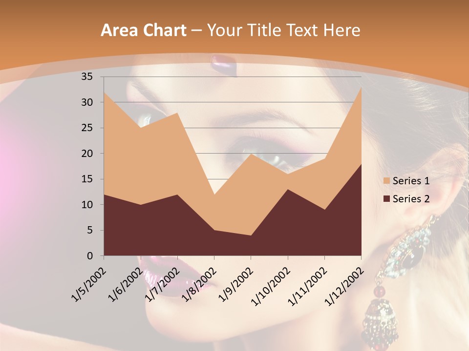 Violet Close Up Purple PowerPoint Template