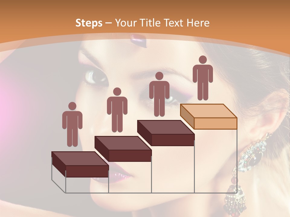 Violet Close Up Purple PowerPoint Template