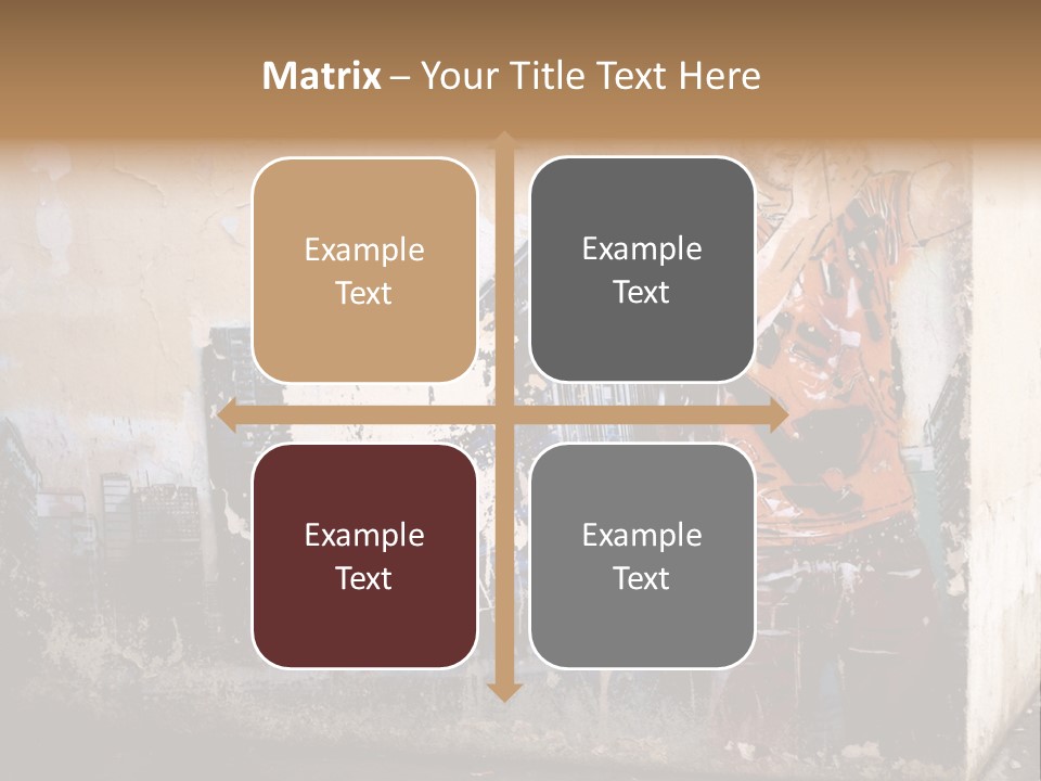 Street Angle Street Art PowerPoint Template