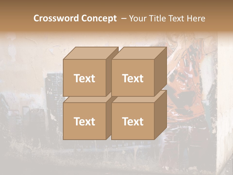 Street Angle Street Art PowerPoint Template