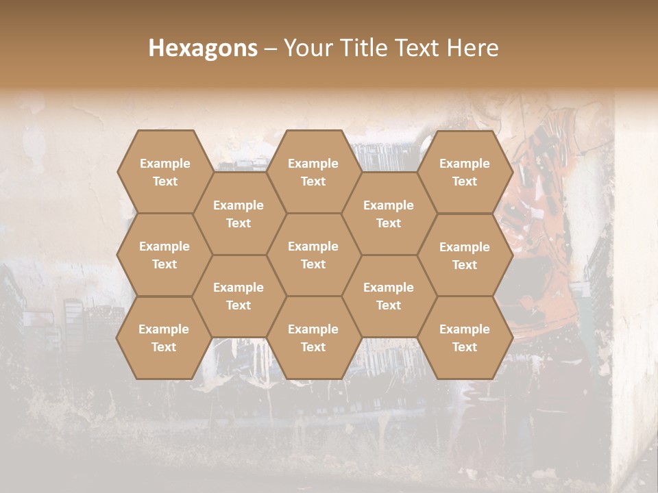 Street Angle Street Art PowerPoint Template