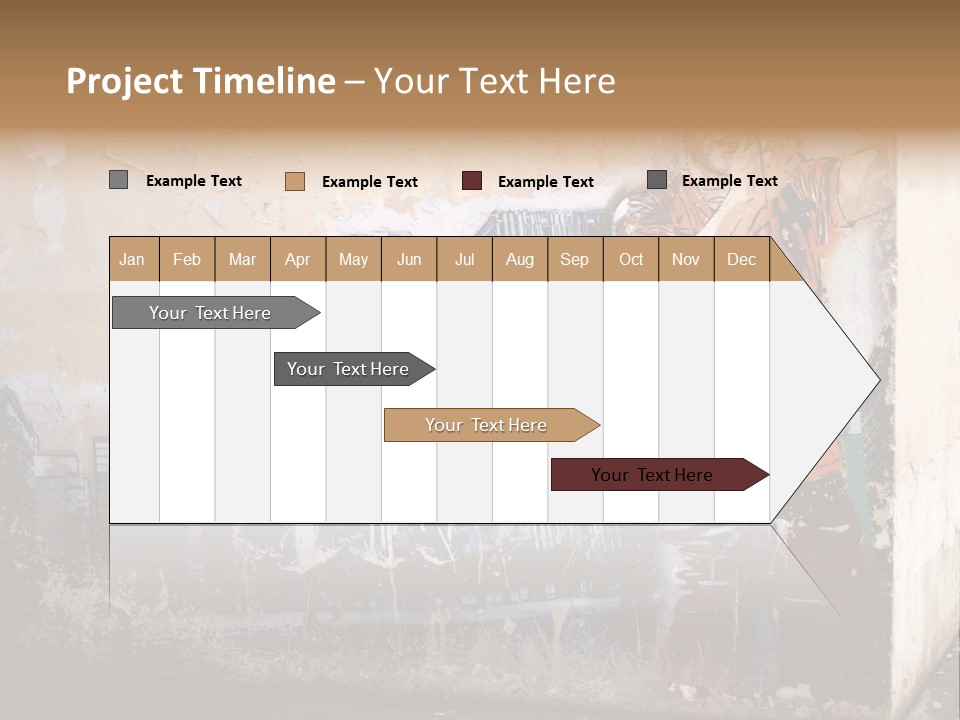 Street Angle Street Art PowerPoint Template