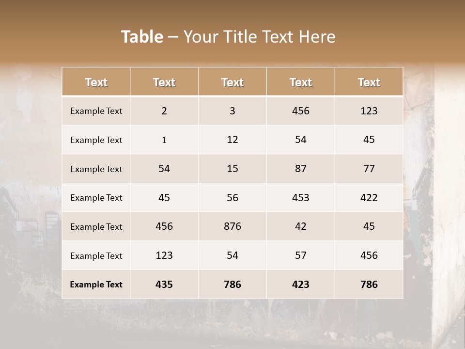Street Angle Street Art PowerPoint Template