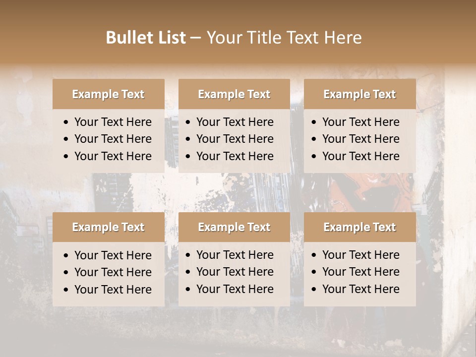 Street Angle Street Art PowerPoint Template