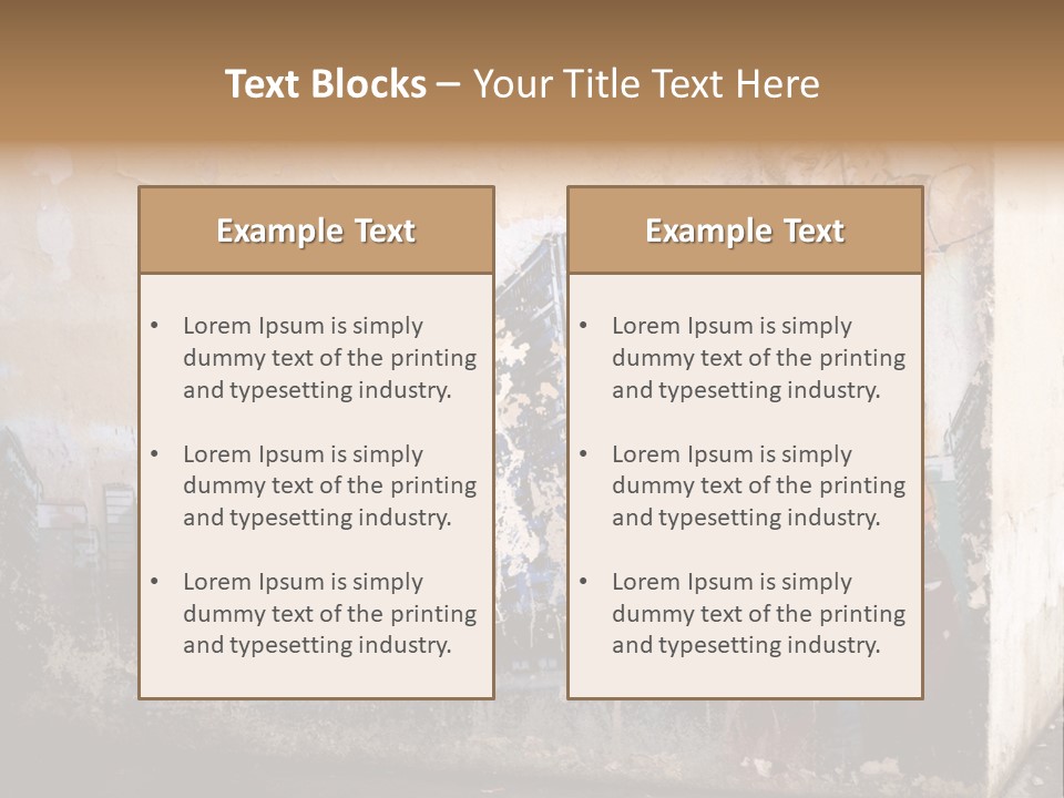 Street Angle Street Art PowerPoint Template