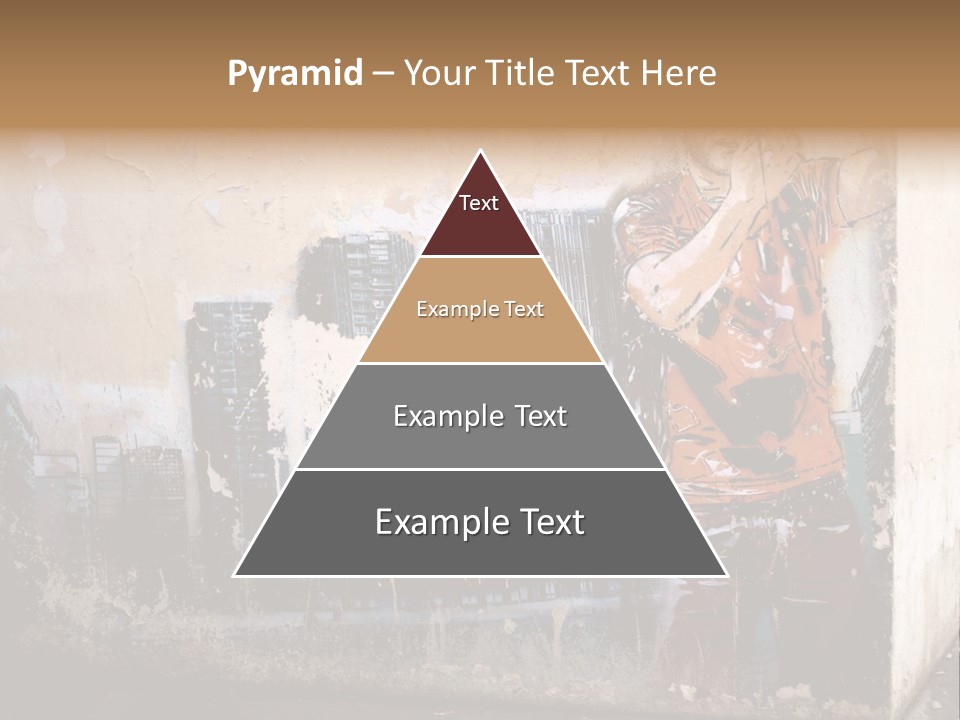 Street Angle Street Art PowerPoint Template