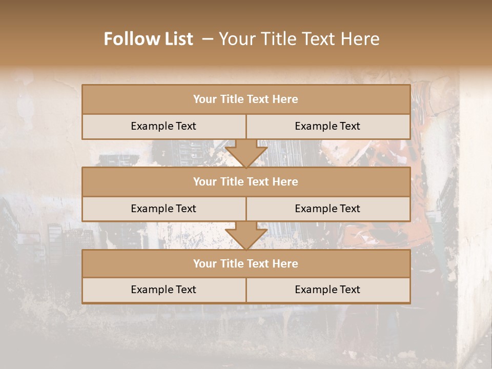 Street Angle Street Art PowerPoint Template