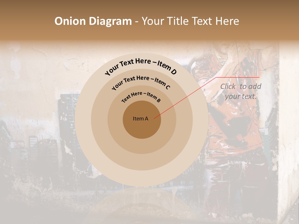 Street Angle Street Art PowerPoint Template