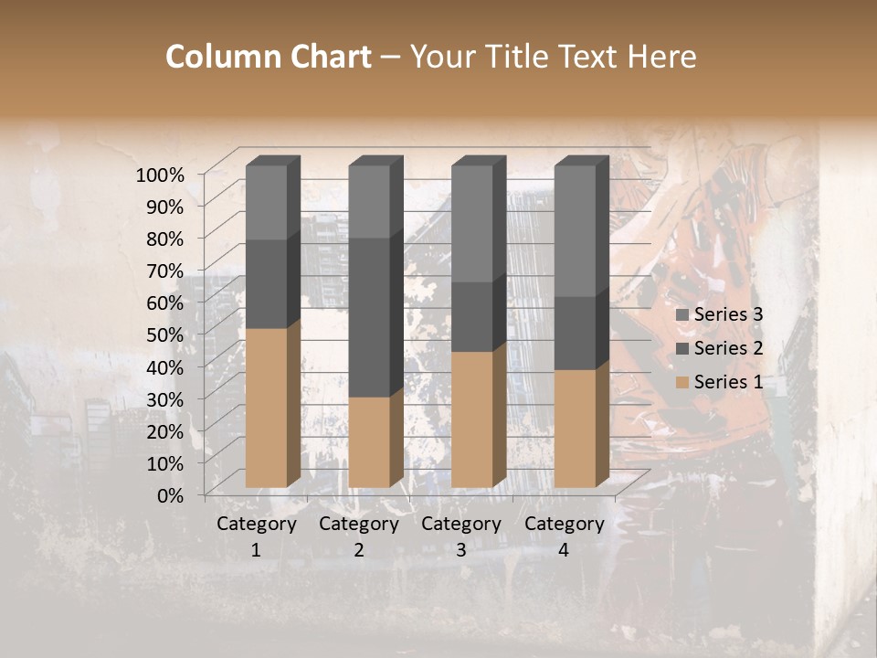 Street Angle Street Art PowerPoint Template