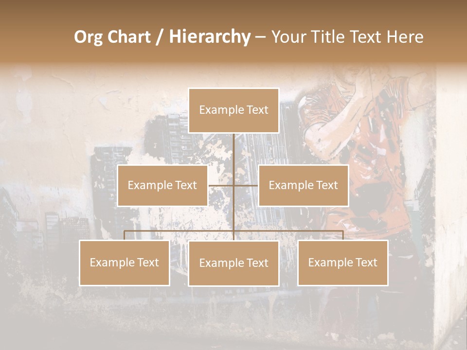 Street Angle Street Art PowerPoint Template