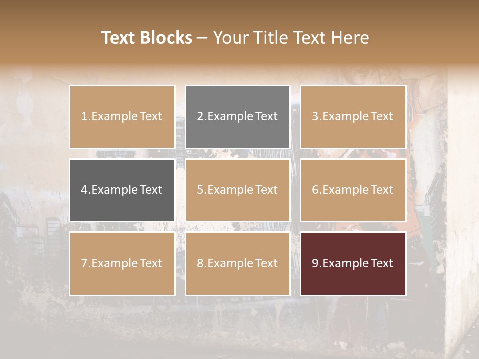 Street Angle Street Art PowerPoint Template