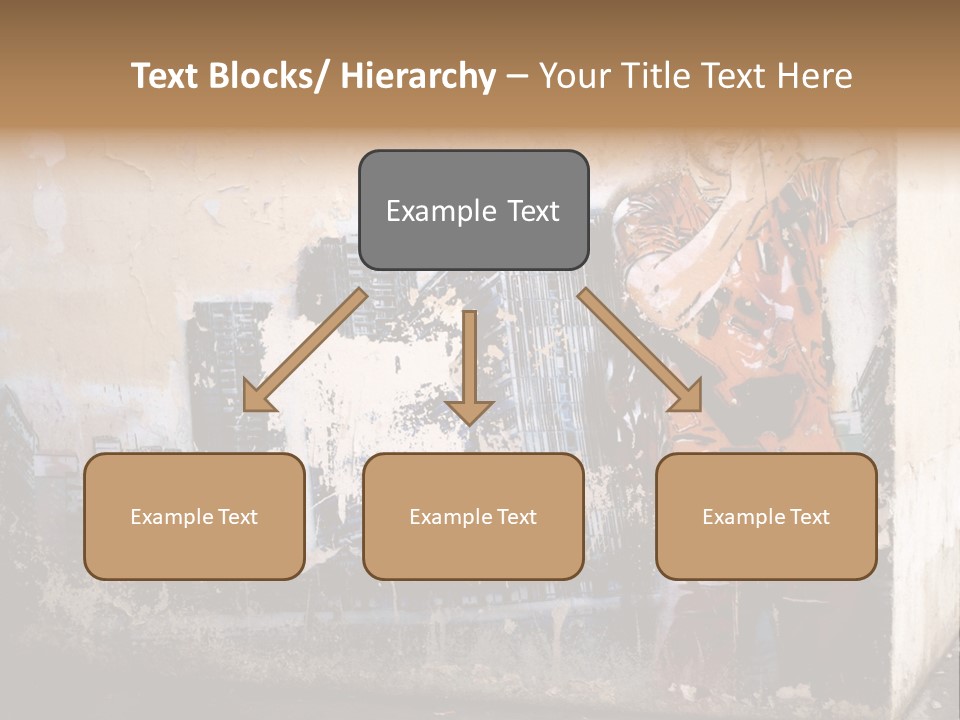 Street Angle Street Art PowerPoint Template