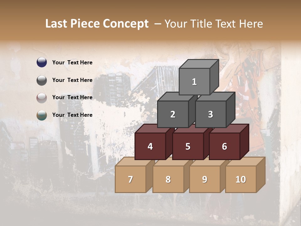 Street Angle Street Art PowerPoint Template