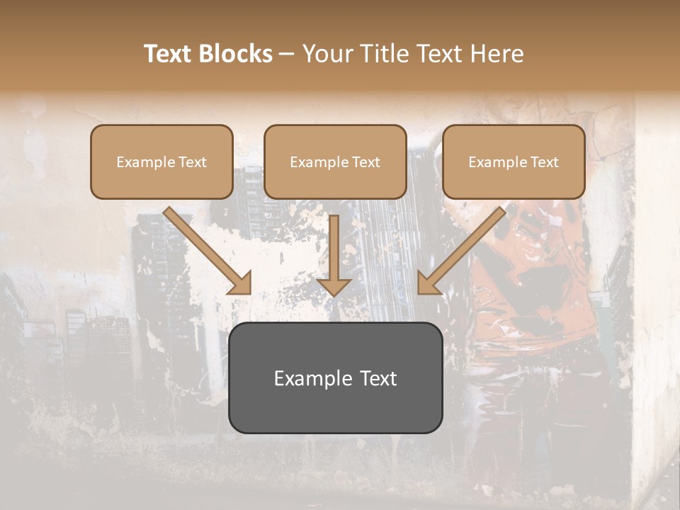 Street Angle Street Art PowerPoint Template