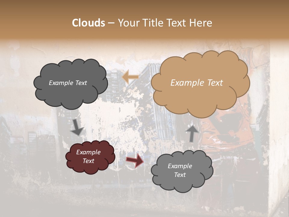 Street Angle Street Art PowerPoint Template