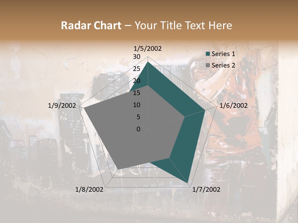 Street Angle Street Art PowerPoint Template
