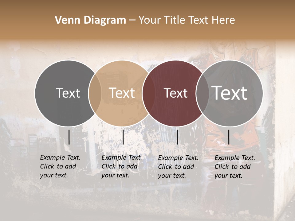 Street Angle Street Art PowerPoint Template