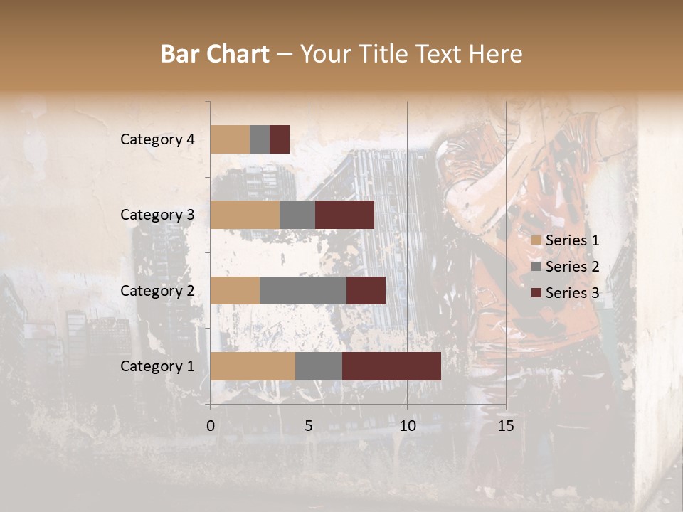 Street Angle Street Art PowerPoint Template
