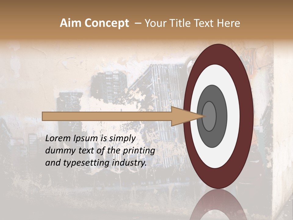 Street Angle Street Art PowerPoint Template