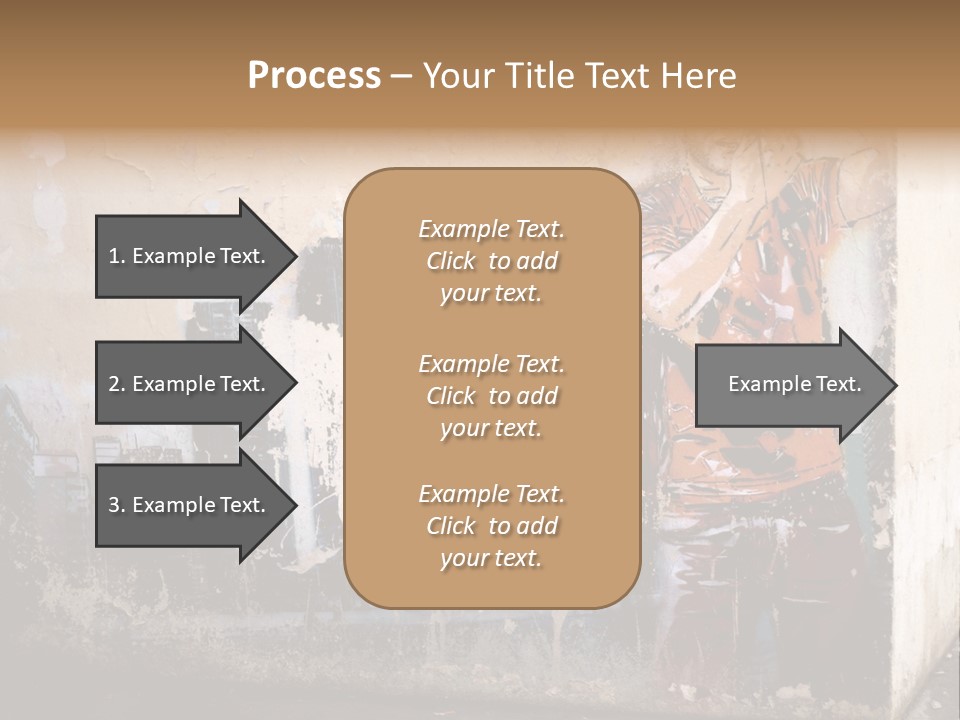 Street Angle Street Art PowerPoint Template