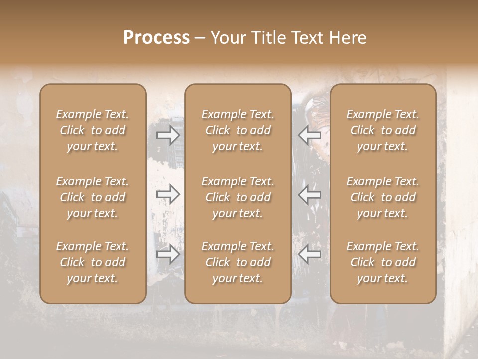 Street Angle Street Art PowerPoint Template