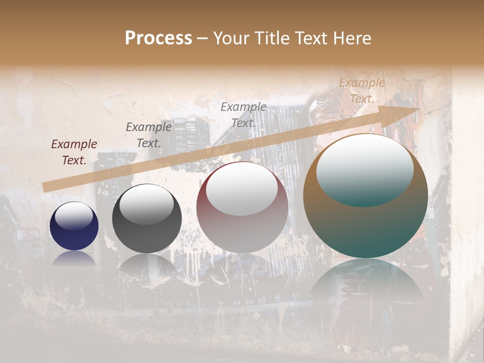 Street Angle Street Art PowerPoint Template