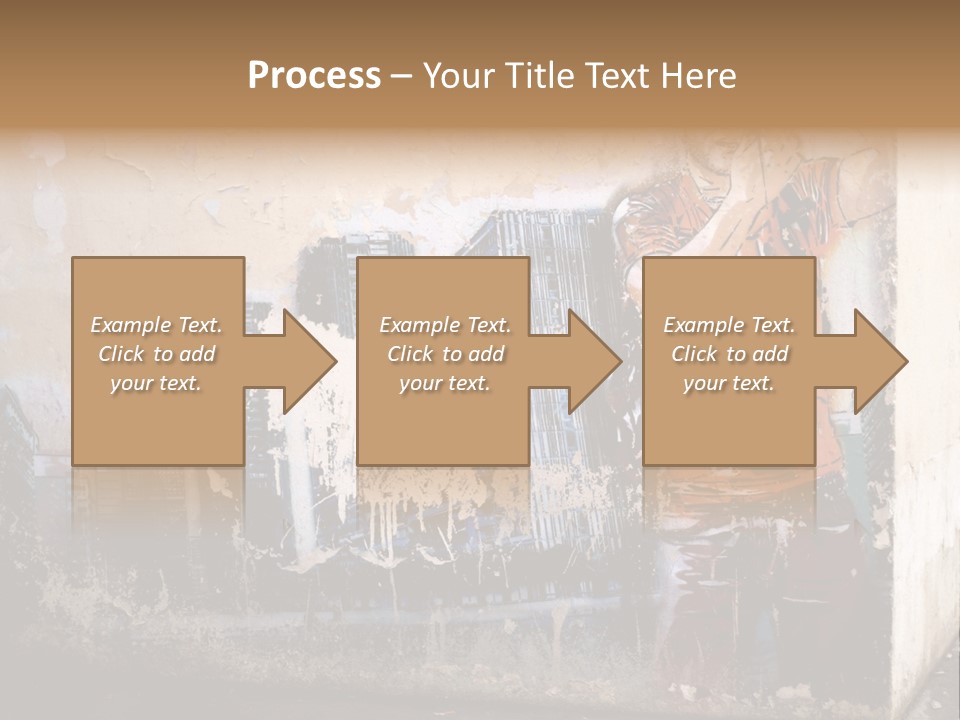 Street Angle Street Art PowerPoint Template