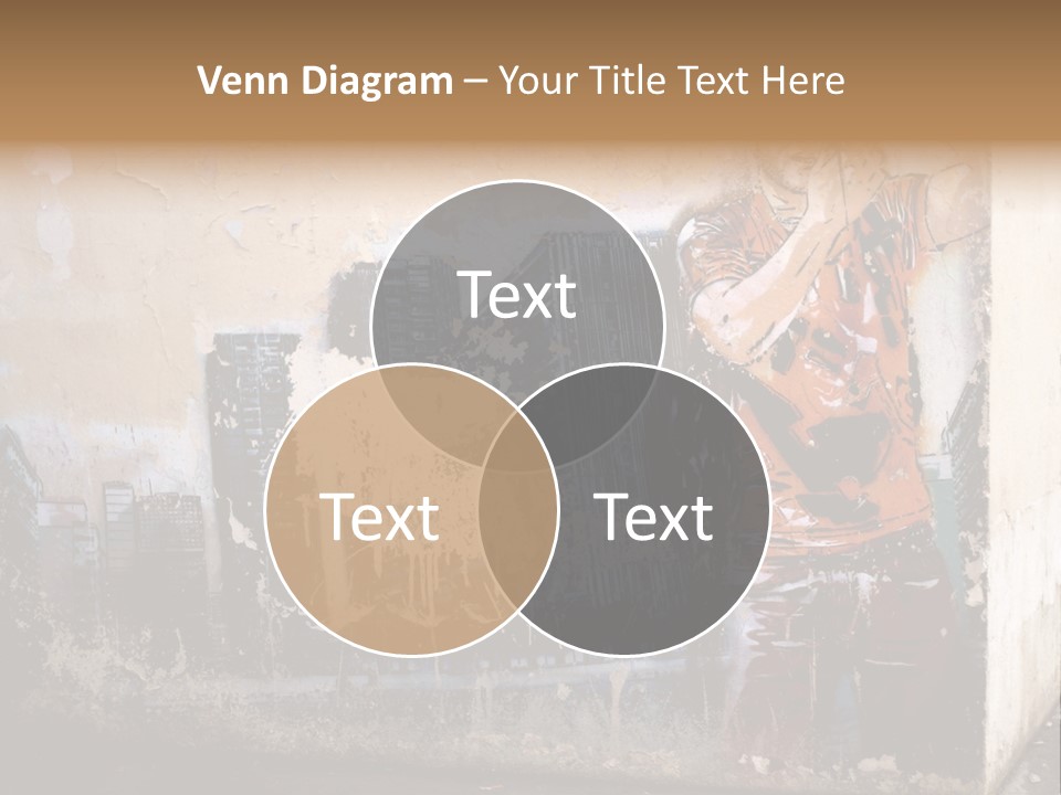 Street Angle Street Art PowerPoint Template