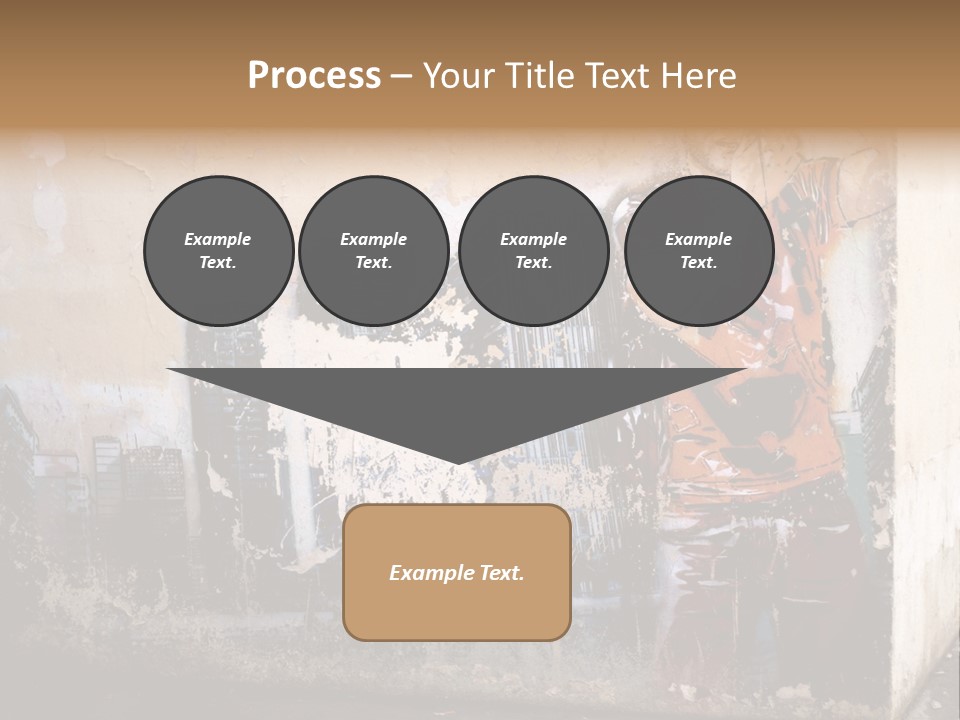 Street Angle Street Art PowerPoint Template