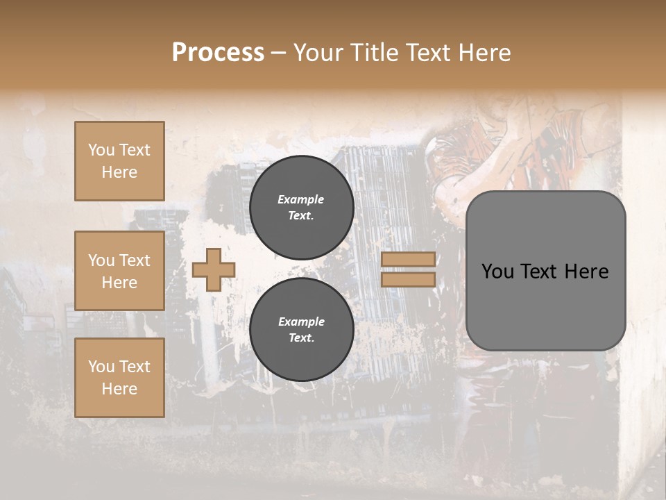 Street Angle Street Art PowerPoint Template