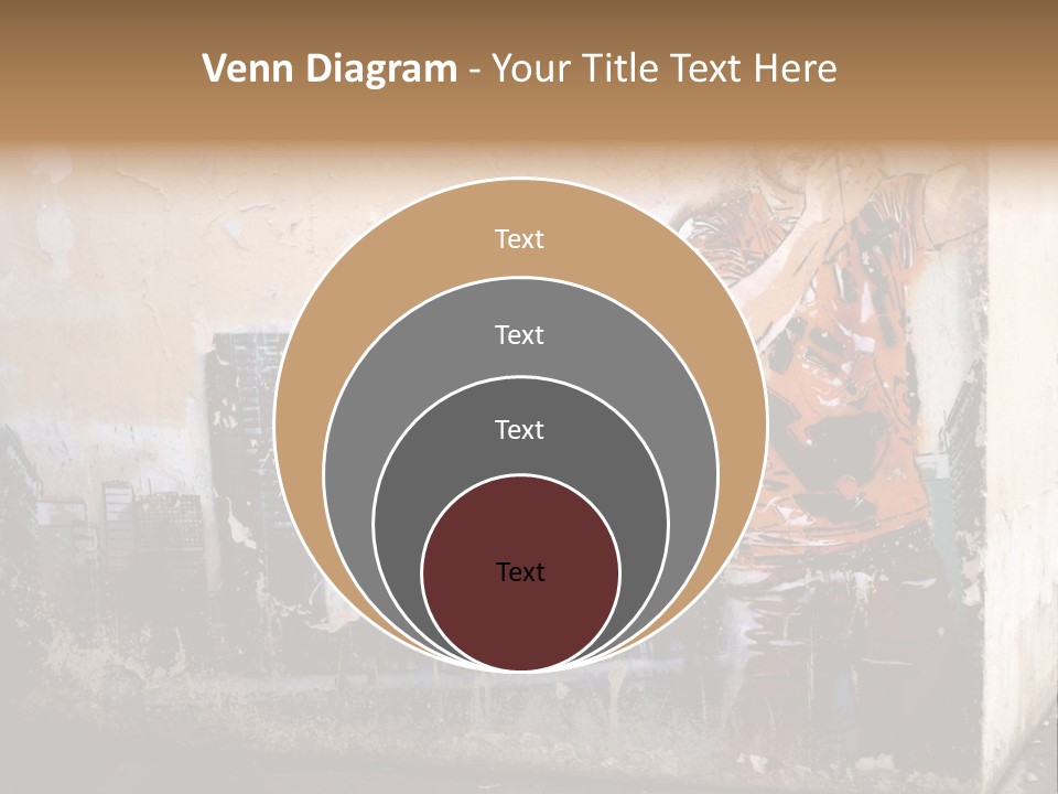 Street Angle Street Art PowerPoint Template