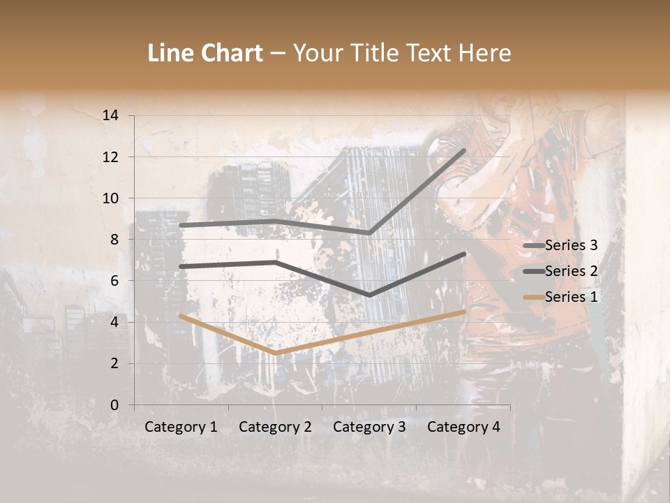 Street Angle Street Art PowerPoint Template