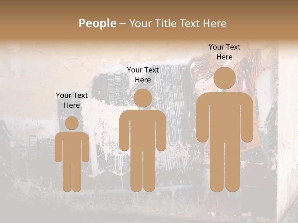 Street Angle Street Art PowerPoint Template