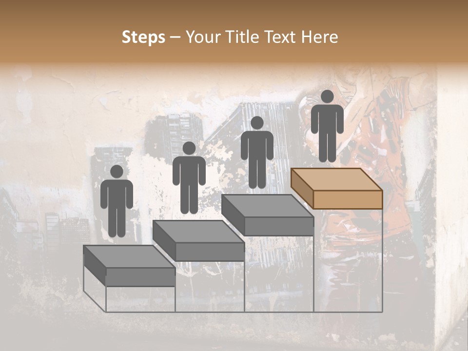 Street Angle Street Art PowerPoint Template