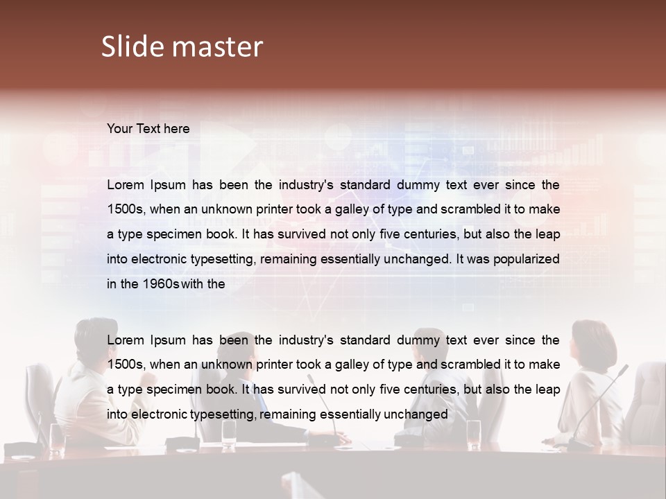 Discuss Group Meeting PowerPoint Template