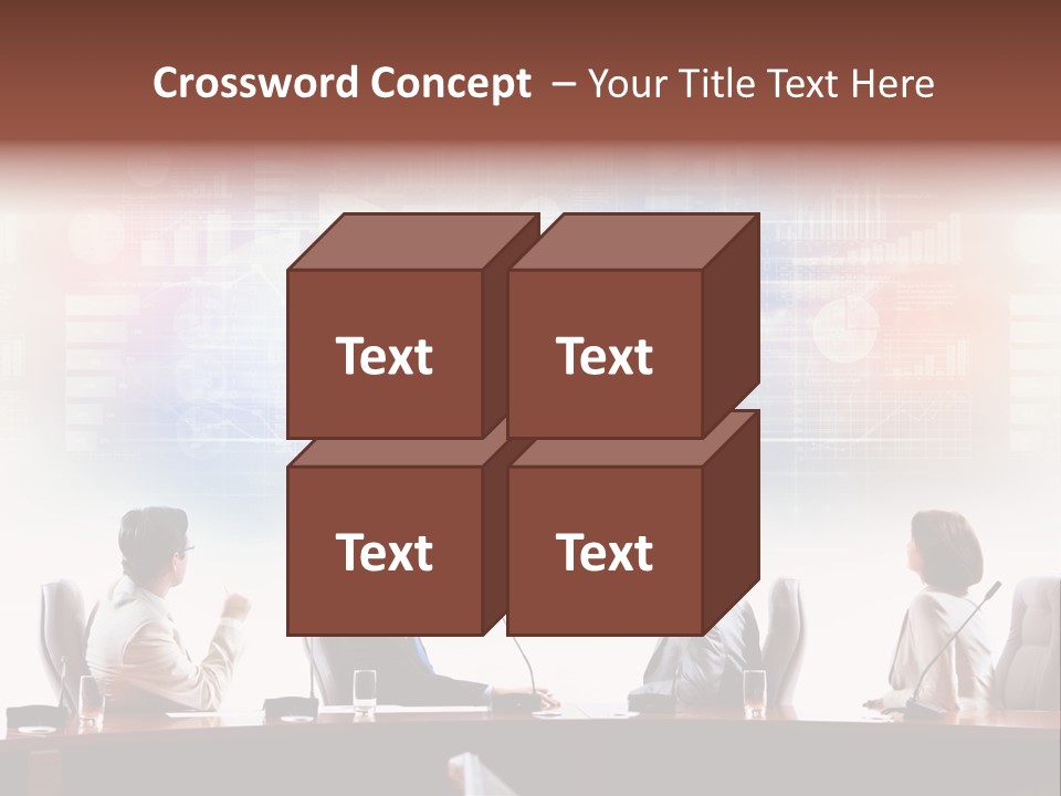 Discuss Group Meeting PowerPoint Template