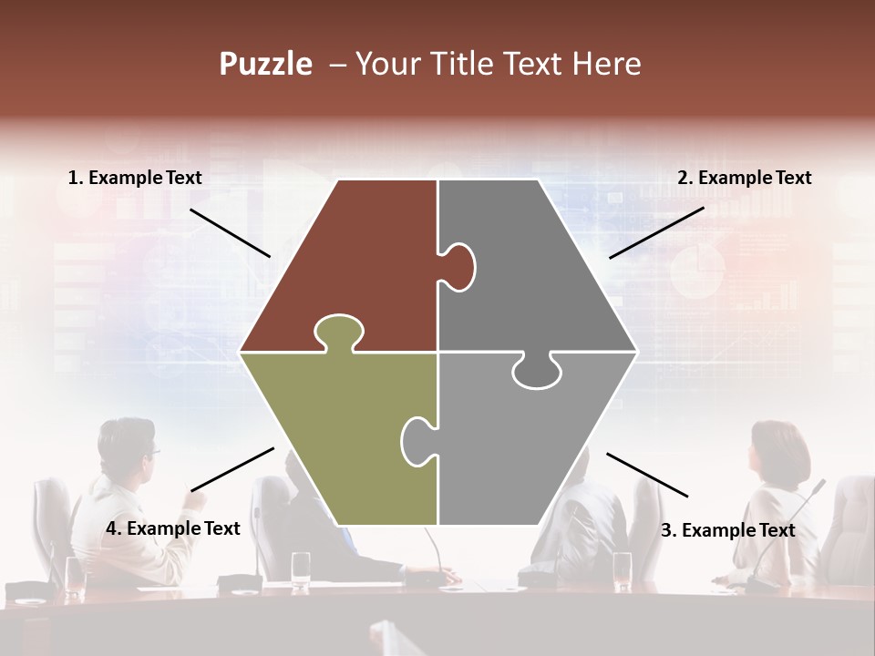 Discuss Group Meeting PowerPoint Template