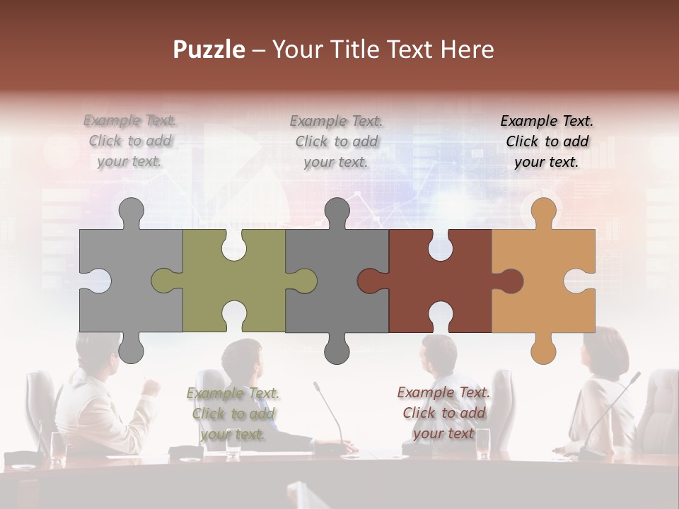 Discuss Group Meeting PowerPoint Template