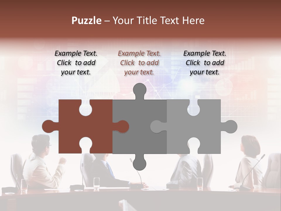 Discuss Group Meeting PowerPoint Template