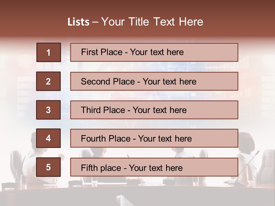Discuss Group Meeting PowerPoint Template