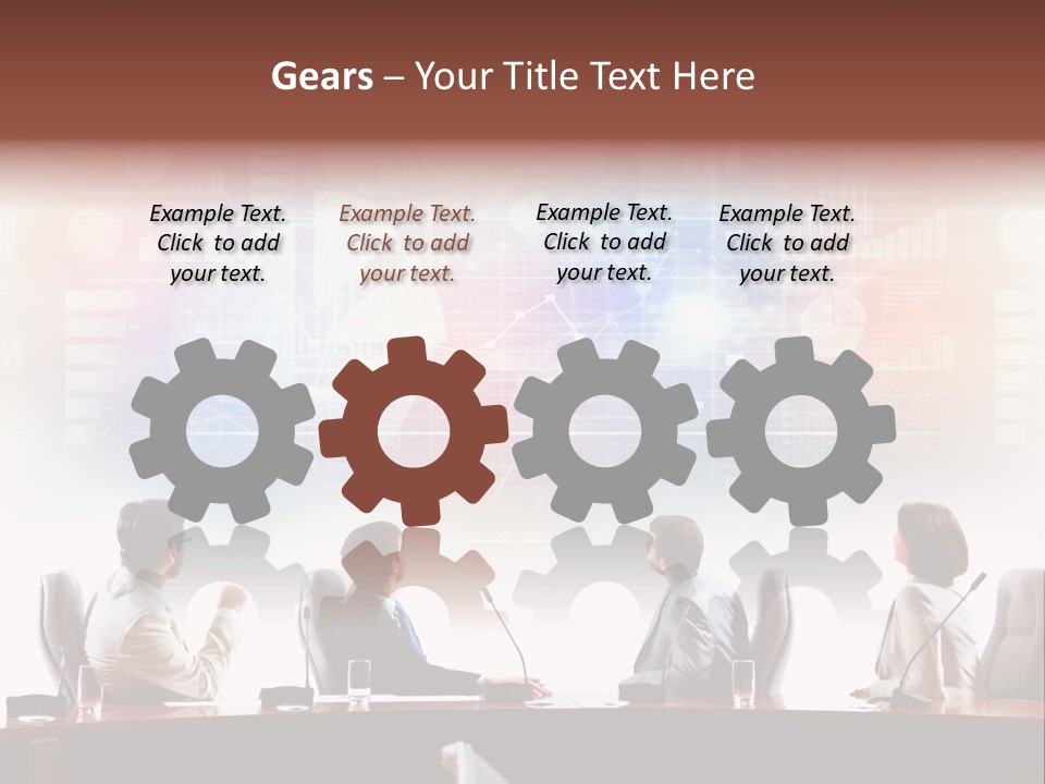 Discuss Group Meeting PowerPoint Template