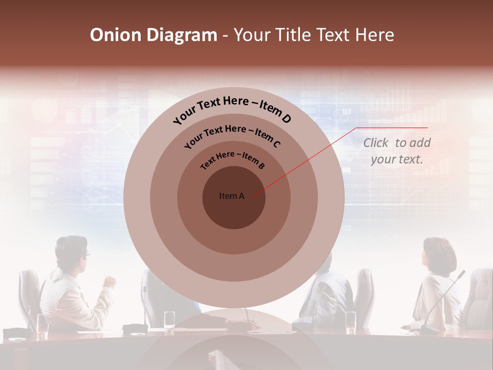 Discuss Group Meeting PowerPoint Template