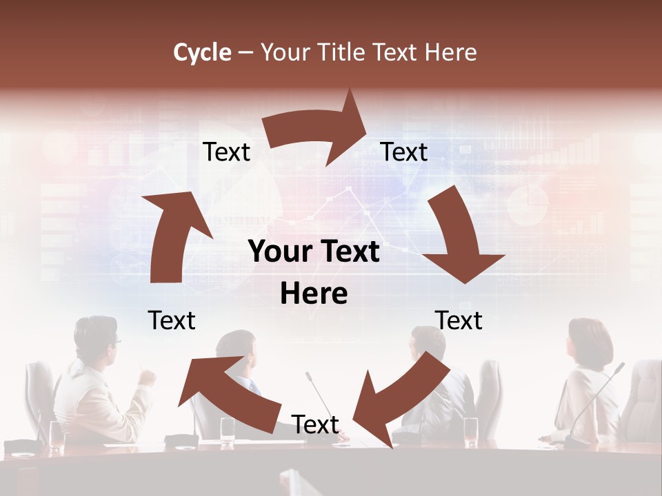 Discuss Group Meeting PowerPoint Template