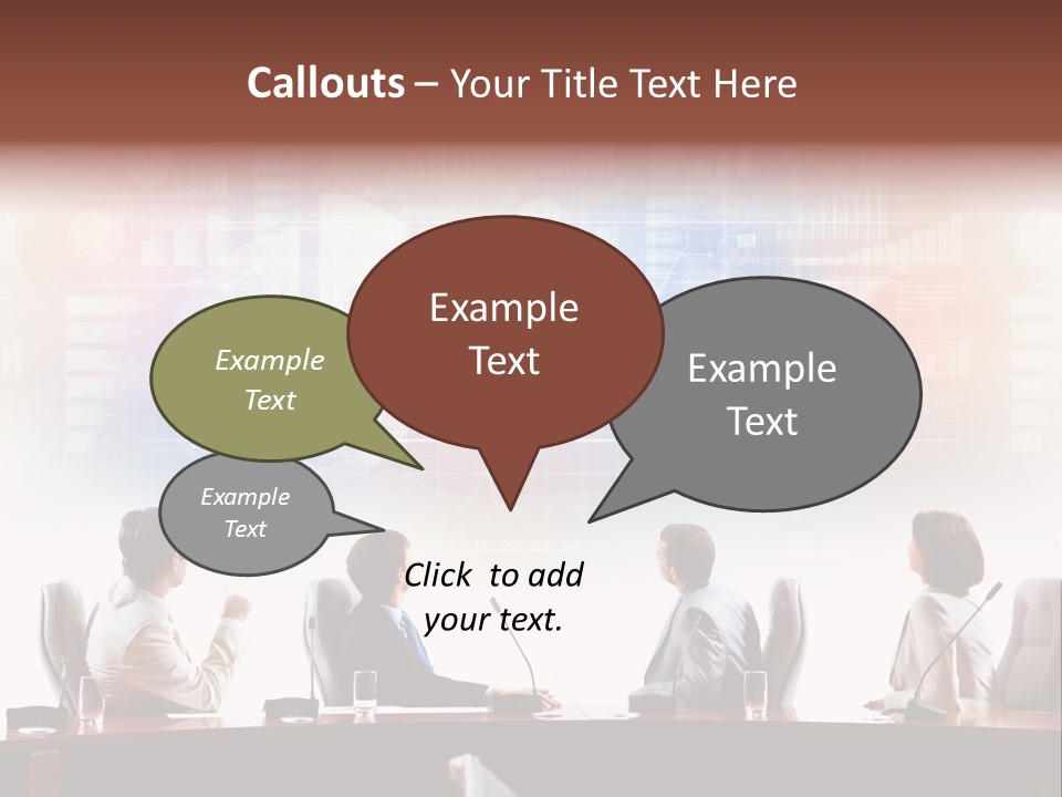 Discuss Group Meeting PowerPoint Template