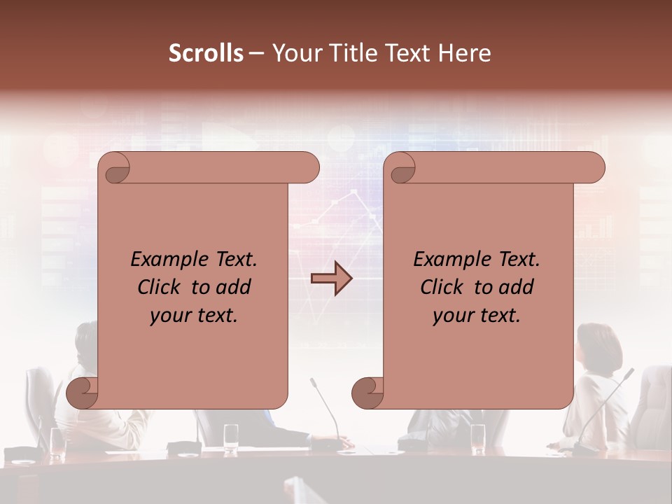 Discuss Group Meeting PowerPoint Template