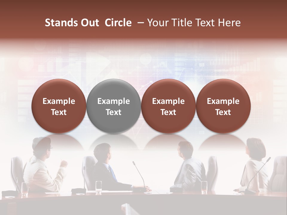 Discuss Group Meeting PowerPoint Template